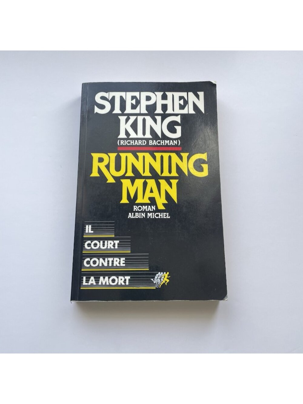 Rare VTG Running Man by King / Bachman French Version  (France 1988 soft)